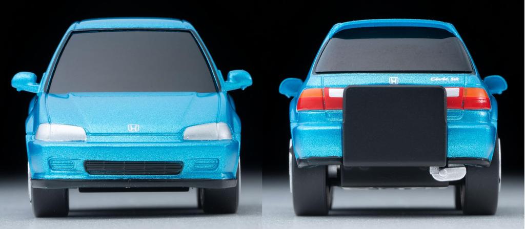Tomytec Zero Honda Civic Finished Product Choro-Q Z-61c SiR-II (Blue-Green)