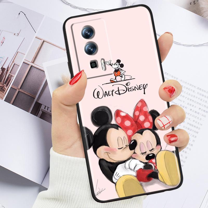 Розовый Микки Маус для Xiaomi Redmi 9A 9C 9AT 10C 9 9T 10 12C 13C 8 12 K60 A1 K50 K40 5G черный мягкий чехол для телефона