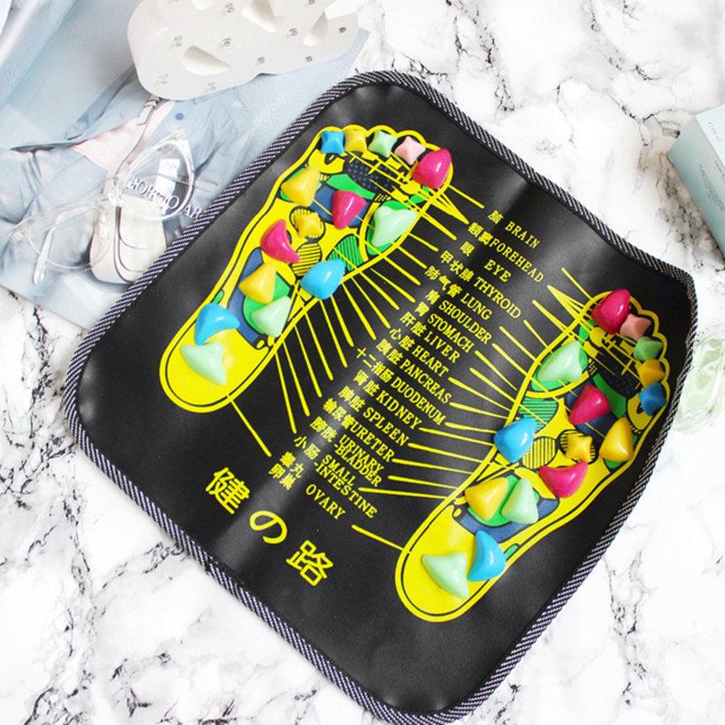 Новый лучший массажер для ног, подушка, массажный коврик, улучшает кровообращение, снимает боль, стимуляция акупунктурных точек, устраняет мышечную усталость