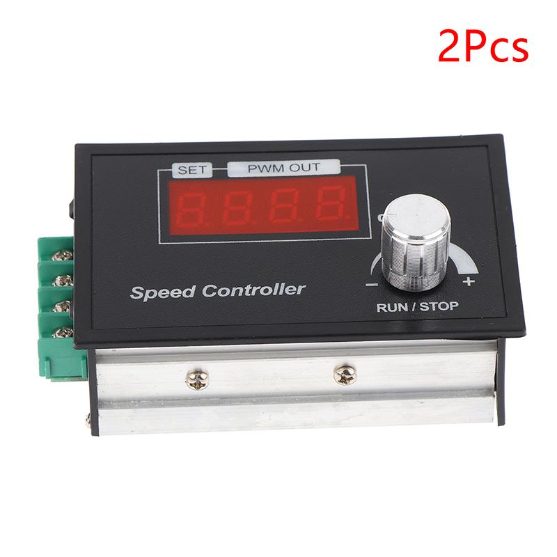 1/2 шт. Контроллер скорости двигателя PWM DC6-60V с ручкой-энкодером, регулируемая частота, для контроллеров двигателей