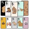Cartoon Capybara Phone Case For Xiaomi Redmi Note 13 12 5G 11 10 Pro 4G Plus 9S 9 8 7 9T 8T 10C 9C 9A 5G Soft Silicone Cover