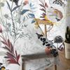 Flower Plant Dandelion Leaves Chiffon Tulle Curtains for Living Room Kitchen Bedroom Sheer Voile Yarn Window Treatment