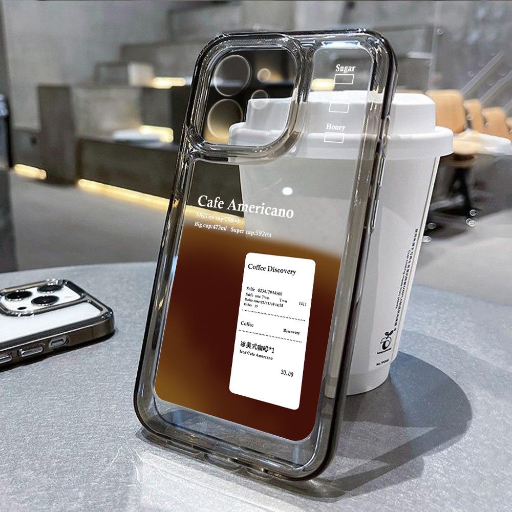 Чехол для телефона Ice Coffee для iPhone 15 Pro Max, чехол для iPhone 13 14 11 12 Pro Max XR XS X 7 8 Plus SE, противоударный чехол со звездой Y2k