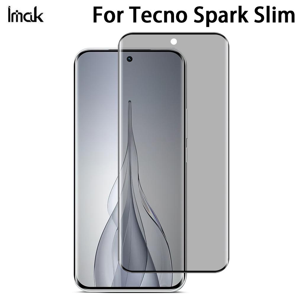 Для Tecno Spark Slim Стекло IMAK 3D Изогнутое Приватное Закаленное Стекло Пленка для Покрытия Всего Экрана