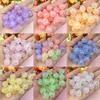 Loose Beads DIY Jewelry Accessories Acrylic Beaded Materials For Bracelet Earring Making 20pcs Fluorescent 15.7mm Jewelry Round  Accessories