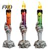 Secret Room Scary Decor Halloween LED Ghost Candle Light, Spooky Hand Lamp Party Atmosphere Tabletop Decor, Horror Light for Haunted House Dynamic