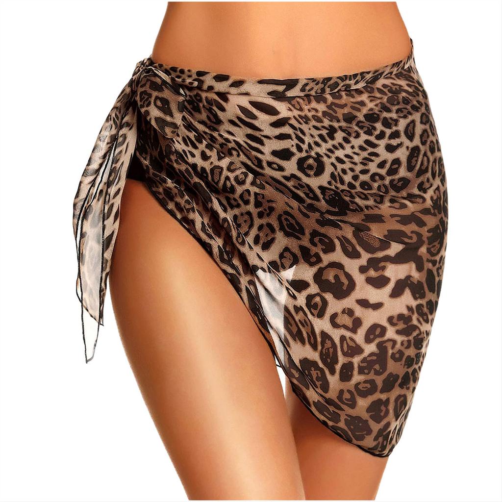 Женские короткие саронги, пляжные накидки, прозрачные бикини, шифоновые накидки для купальников