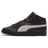 Smash V2 Mid Black White Unisex Sneakers Gold 366924-11