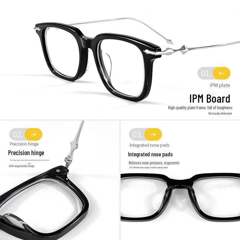 2025 Ультралегкая оправа для оптических очков EGOS Pure Titanium для женщин: Совместимо с линзами для коррекции близорукости и линзами с защитой от синего света