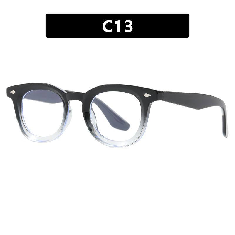 Luxury Brand Designer Small Frame Sunglasses Women For Men Popular Sun Glasses Vintage Punk Shade Rivet Concave Frame Eyeglasses