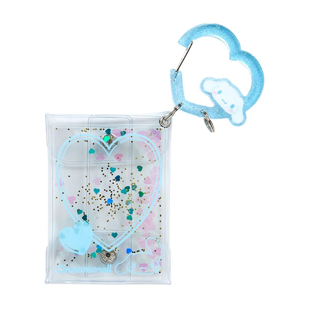 Sanrio Clear Pouch with Character Ranking 3rd Colorful Heart Cinnamoroll 432261 Carabiner, Edition, Series, Cinnamoroll, Cinnamon, Character,