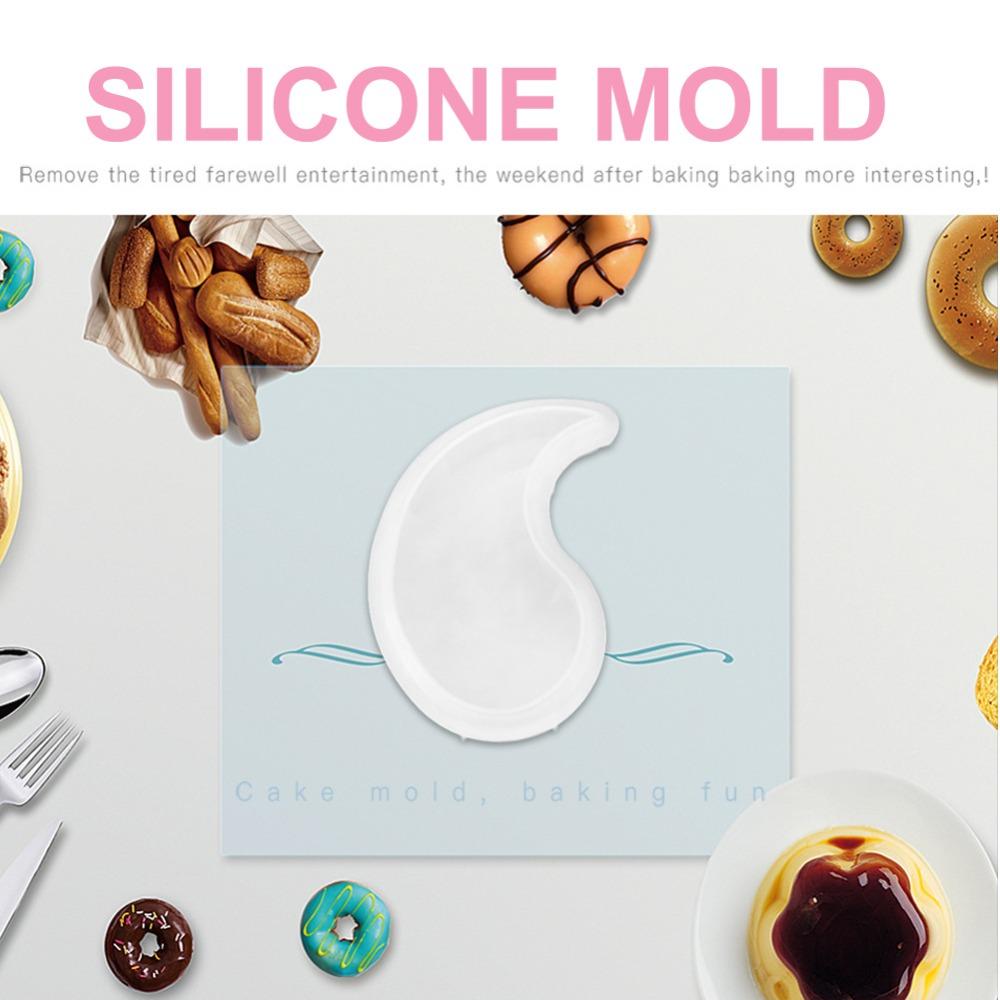 3D Design Mousse Cake Mold Silicone Fondant Mold Practical Soap Mold Baking Cake