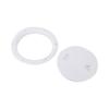 6in Deck Plate Hatch Cover Round White NonSlip Surface Separate Design PreDrilled Holes