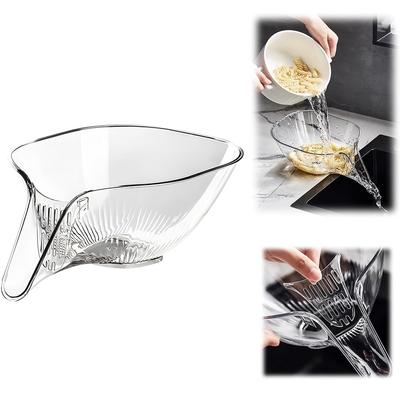 Многофункциональная корзина для слива с контейнером-дуршлагом для фруктов и овощей