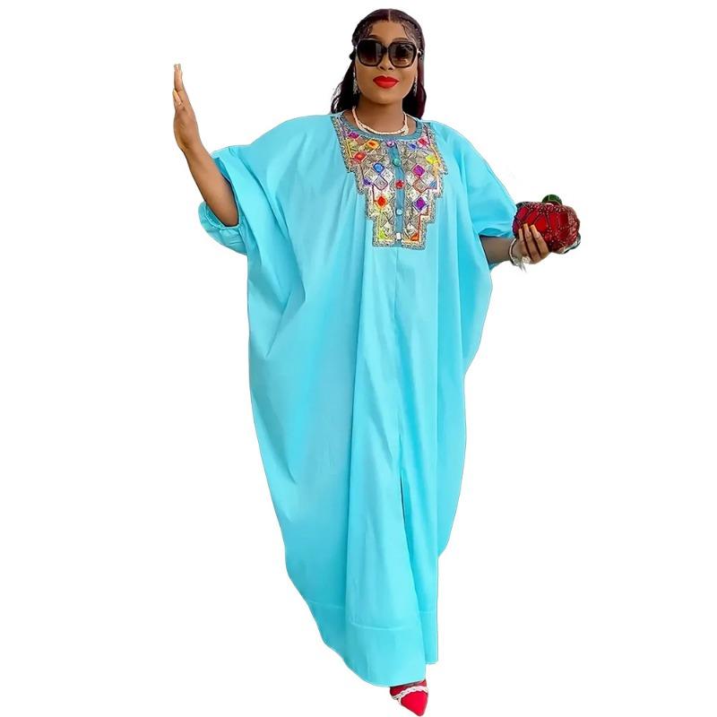 Плюс Размер Женская Мода Новое Свободное Платье