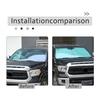 Car Sun Shade Windshield Window Sunshade Cover For Toyota Tundra 2007-