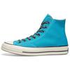 1970s Chuck Taylor All Star Comfortable Versatile Retro High-Top Canvas Shoes Unisex Sneakers Blue 162365C