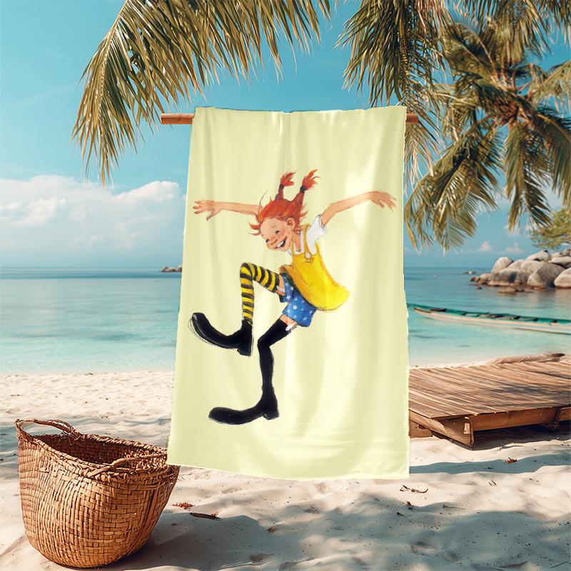 1Pc Girl Hair Upside Down Beach Towel Microfiber Beach Towel Thin Absorbent For Beach Swimming Yoga Bath Sports 0917275