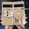 Чехол-накладка с рисунком сердитого кота для Google Pixel 9 8 7 6 5 4 4XL Мягкий ТПУ 7A 6A 5A 4A 3A Pro XL 5G Прозрачный корпус Чехлы Сумка