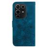 Чехол-подставка для Infinix Note 50 4G/Note 50 Pro 4G, кожаный чехол для телефона с принтом лилии и ремешком на запястье