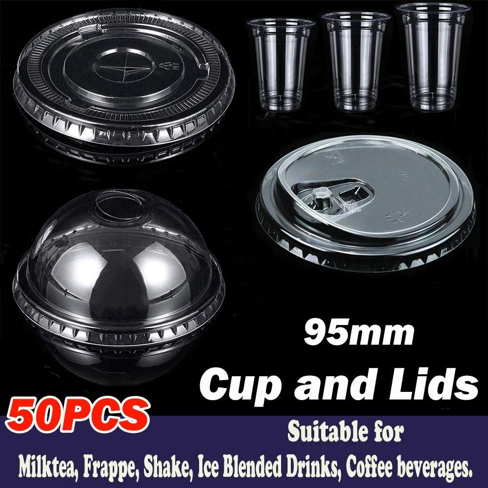 95 мм Стакан и крышки Пластиковый одноразовый стакан Высококачественный стакан для сока