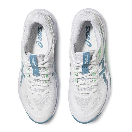 Asics Волейбольные кроссовки Gel-Tactic 13 Stability Low-Top Мужские Кроссовки Белый Зеленый 1071A114-102