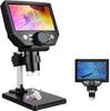 1000X Digital Microscope for Soldering 4.3 Inch Large Base 10 Megapixels LCD HD Display 8MP 1-1000X Continuous Magnifier