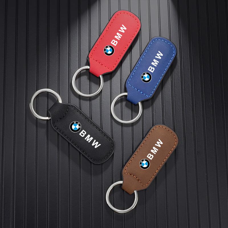 Leather Car Keychain Keyring Anti-Loss Key Holder Gift For BMW 1 2 3 4 5 7 Series X1 X3 X4 X5 X6 X7 F10 F20 F30 G20 G30 F15 F16 pdzr82