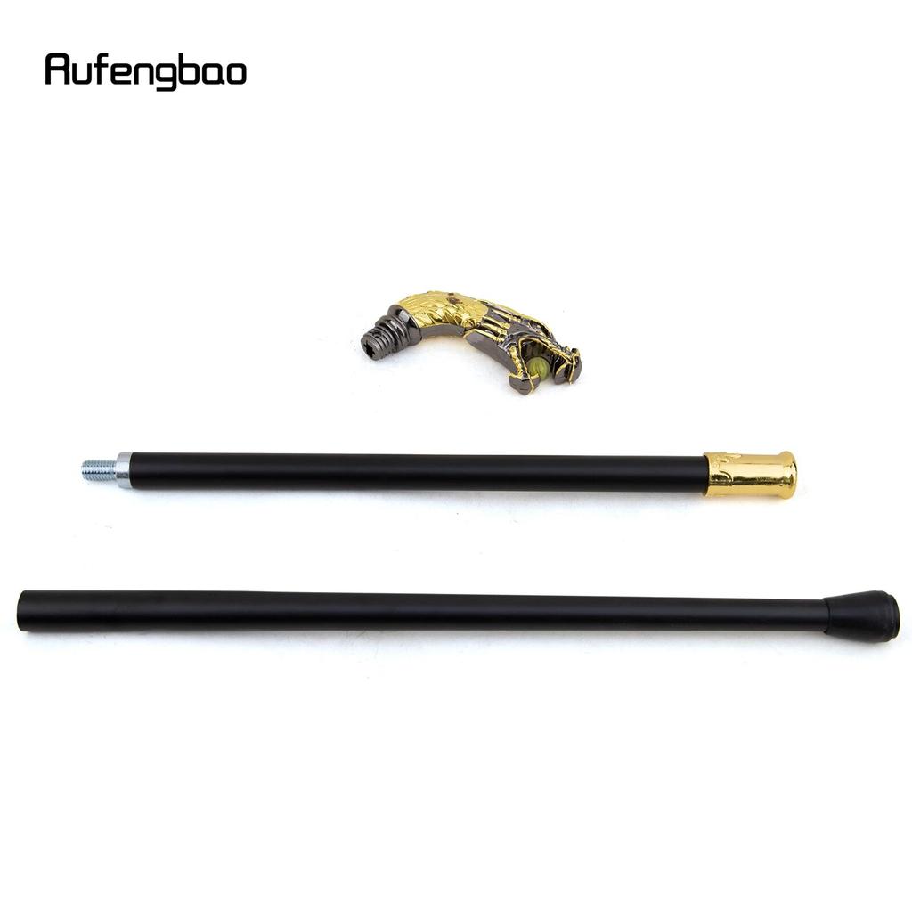Роскошная трость с золотой, черной ручкой дракона, модная элегантная трость для вечеринки, декоративная ручка для трости для косплея, ручка Crosier 90 см