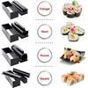 10 Pcs Sushi Making Kit Original Sushi Maker Tool Set DIY Sushi Rice Roll Mold Shapes For Beginners Sushi Mold Press YY115