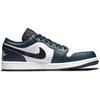 Мужские кроссовки Air Jordan 1 Low Dark Teal Armory-Navy White Black 553558-411