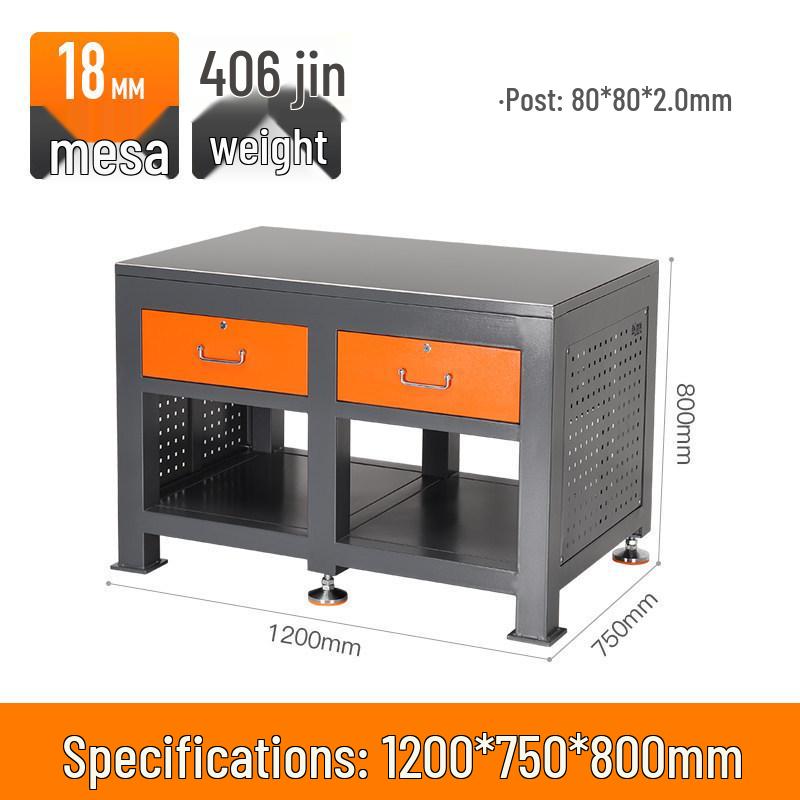 Heavy Duty Mechanic's Workbench with Vise and Steel Cast Iron Platform for Mold Removal and Repair