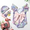 Милый цельный купальник-русалка для девочек