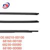 08-11 Toyota Yaris Накладка-отбойник от дождя на внешнее стекло 68210-0D100
