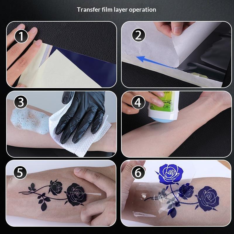 Tattoo Transfer Copy Sheet A4 Size 5/10/15/20/30Pcs Thermal Durable Transfer Film for Tattoo Artists Salon DIY Creation