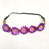 Daisy Floral Wreath Elastic Headband Decorative Flower Headpiece Headwear For Home Decoration Or Festival Celebrations