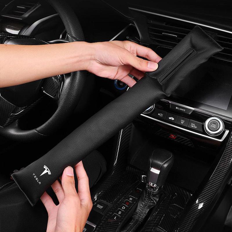 1/2 шт. Заполнитель щели автомобильного сиденья Боковая заглушка Герметизирующая полоса Для Tesla Model 3 Model X S 2016-2020 Наклейки TM3 TMX TMS Наклейка