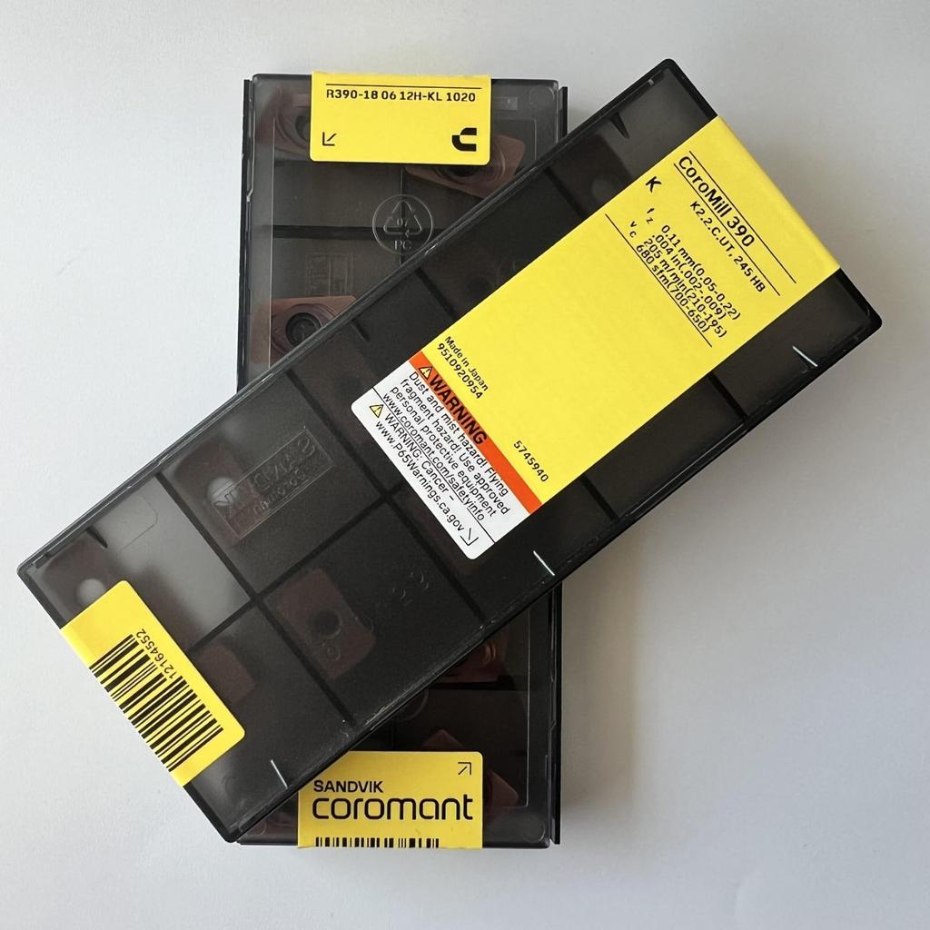 Sandvik / R390-180612H-KL 1020 / Оригинальная шведская твердосплавная пластина 10 шт.