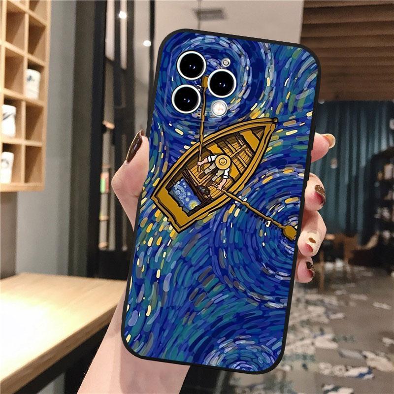 Чехол для телефона с рисунком Ван Гога для iPhone 15 14 Pro Max 13 12 11 Pro Max XSMax XR 12 13 mini 14 Plus Shell