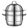 Иньбай 24 см Нержавеющая сталь 3-ярусная пароварка