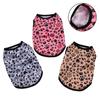 Dog Clothes For Small Medium Large Dogs Summer Breathable Pet Cats Mesh Leopard Print Puppy T-shirt Soft Cozy Cool Chihuahua Pug Costumes Clothing