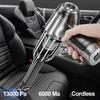 13000Pa беспроводной автомобильный пылесос с бесщеточным двигателем ручной автоматический беспроводной мини портативный пылесос для автомобиля дома уборка домашних животных