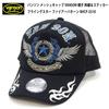 Б/у сетчатая кепка Vanson NVCP-2510 Шляпа Вышивка и наклейка Летящая звезда Огненный узор VANSON Черный x Черный