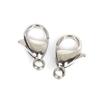 10Pcs/pack Stainless Steel Clasps Lobster Claw DIY Jewelry Accessories