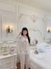 New French style jacquard butterfly pajamas women's popular outer wear version spring and autumn go out foreign style loungewear