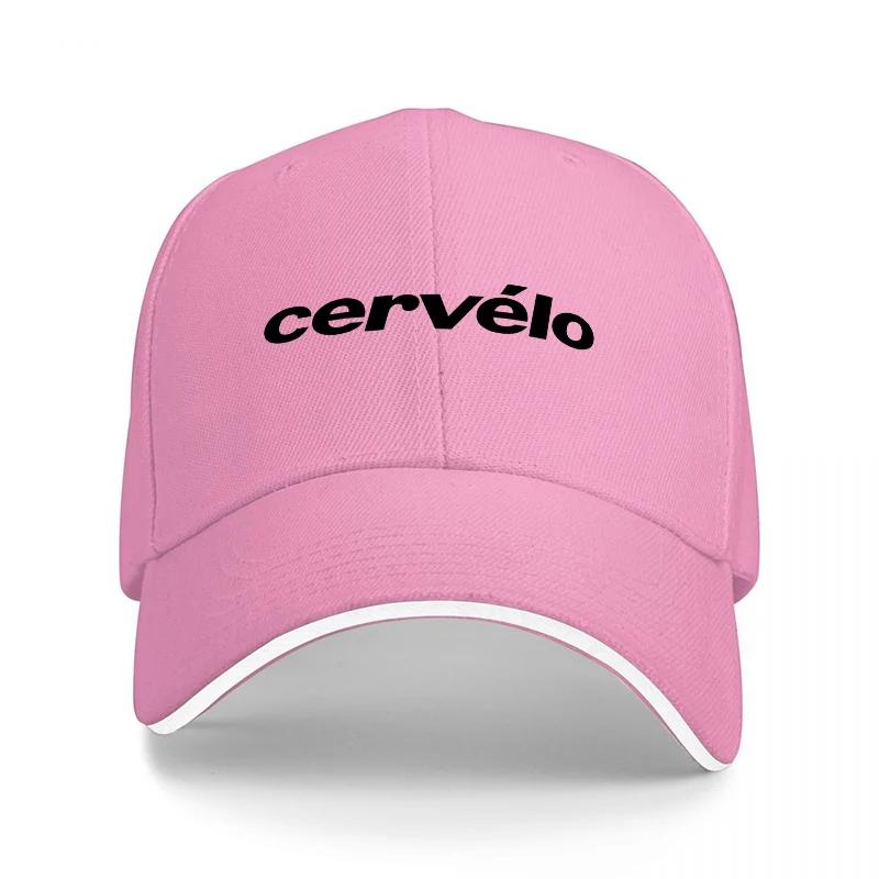 Черная Бейсболка Cervelo с Белой Отделкой и Сетчатой Задней Частью для Любителей Велосипеда и Активного Отдыха