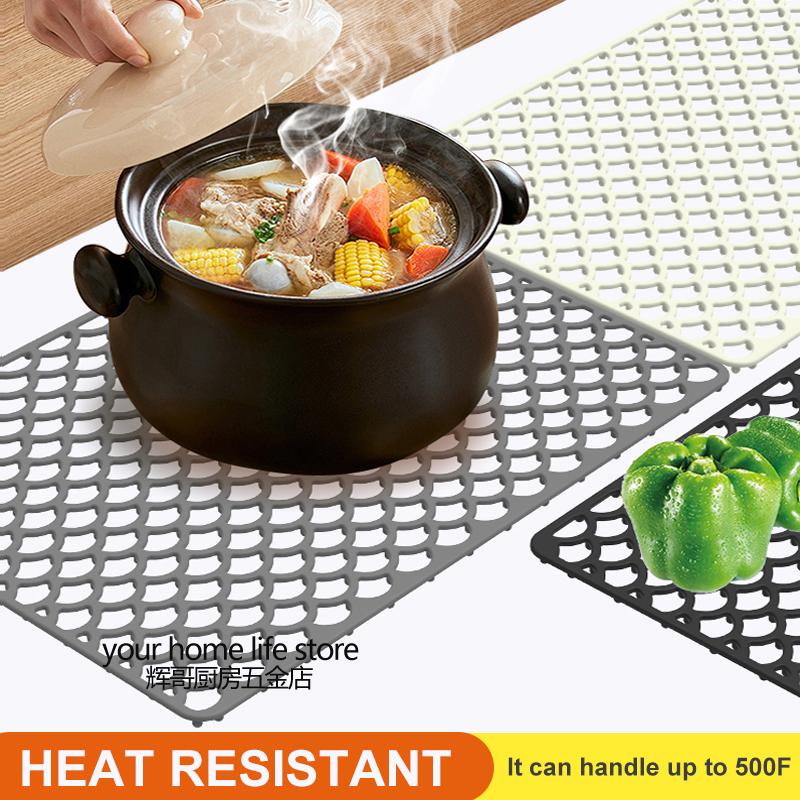 Силиконовый коврик для раковины, Защитные накладки для дна кухонной раковины, Аксессуар для кухонной раковины, Теплостойкие коврики для сушки посуды