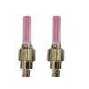 Air Valve Cap - Pink - 2 Pieces - LED Light - Bicycle Decoration - Unisex