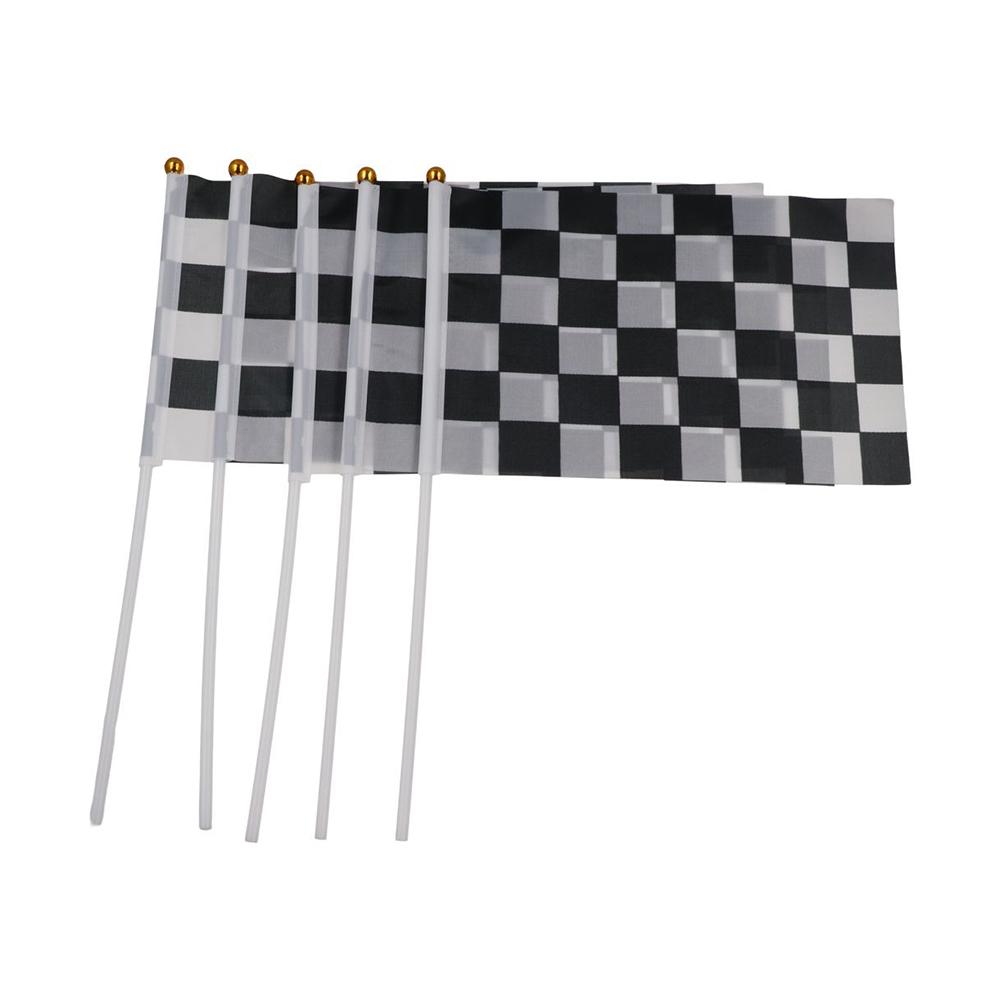 Sport Events Racing Party Racing Polyester Flags Check Flag Racer Checkered Flags Waving Flags