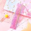 1 шт. зыбучие пески линейки закладок Kawaii лазерная прямая линейка канцелярские принадлежности для офиса и школы